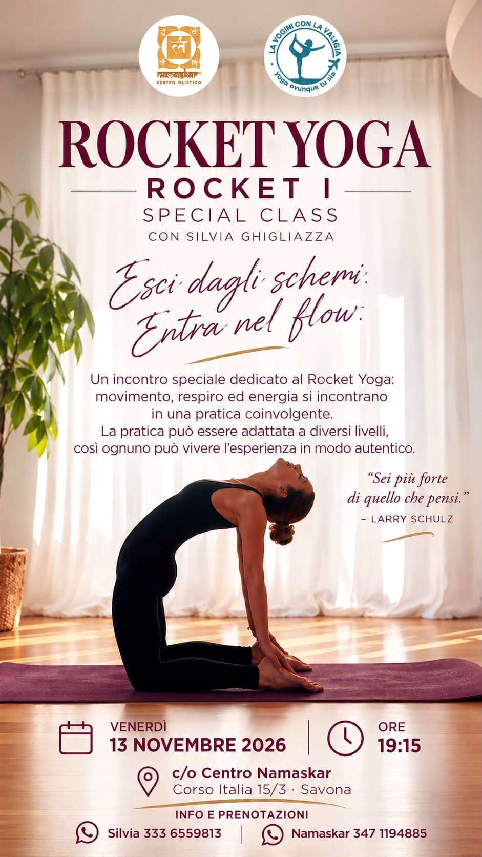 Masterclass Rocket Yoga · Serie 1